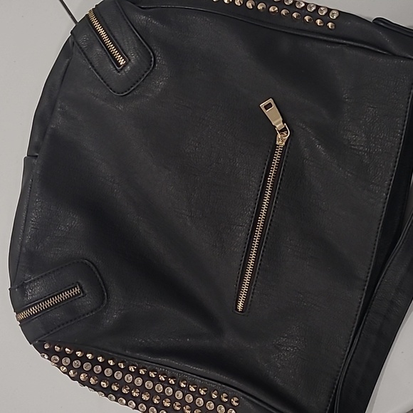 #43 Rhinestone Black Purse - Picture 6 of 6